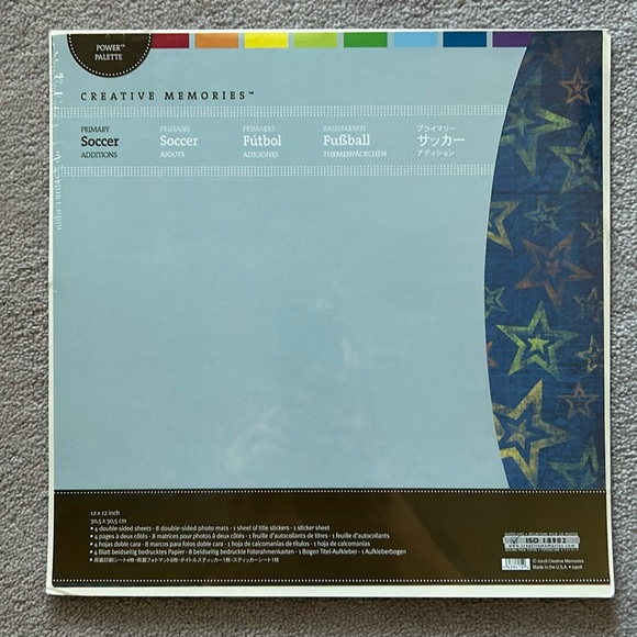 Creative Memories Soccer theme addition pack. - Picture 1 of 3